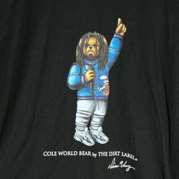 Cole World Bear Tee (Limited Edition) Graphic T-Shirt Size Large - Picture 2 of 4